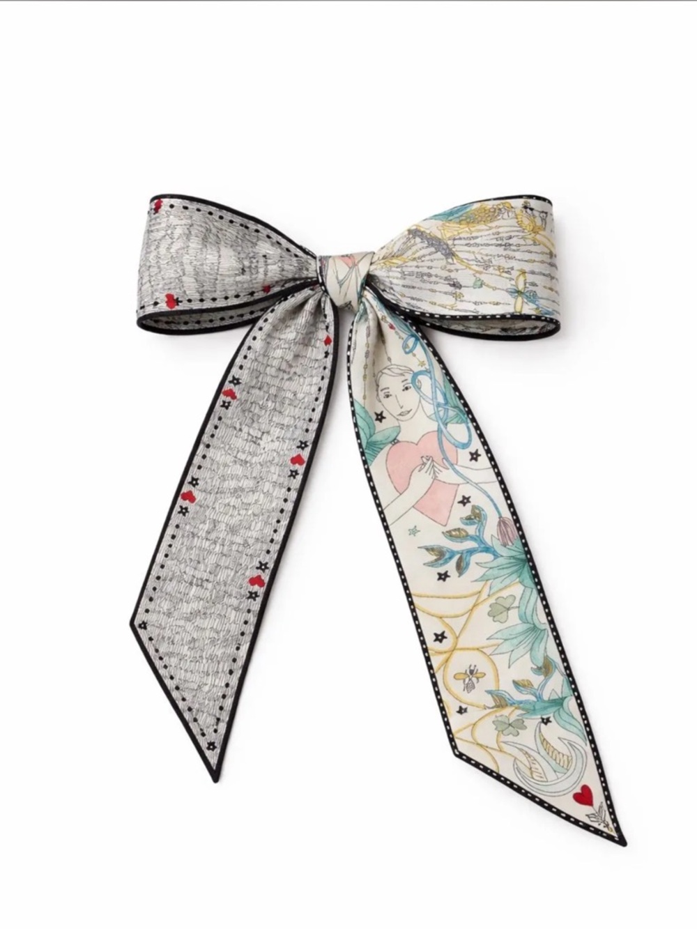 Christian Dior Silk Twilly Scarf L’Amour Astrology ABCDior Multicolor Excellent